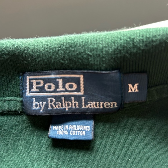 Polo by Ralph Lauren Men's Classic Green Polo Shirt - Picture 2 of 2